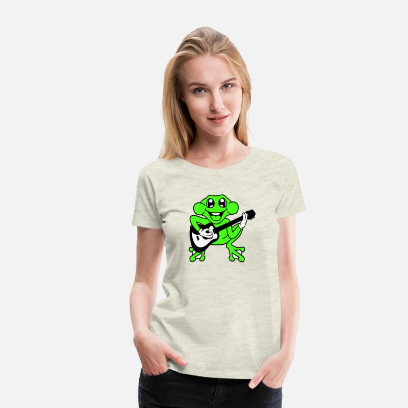 Happy Little Frog Plays Guitar Music Guitarist Fun