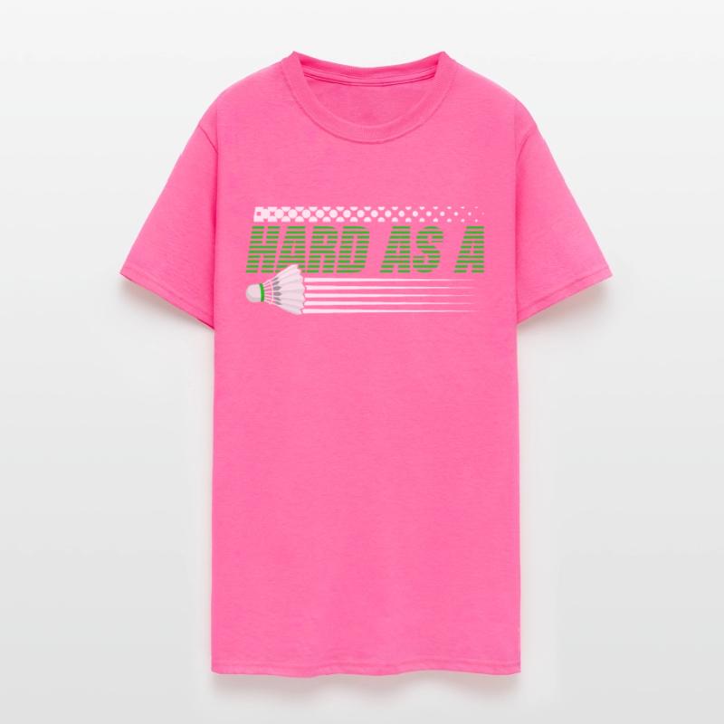 Hard As A Shuttlecock Funny Badminton For Badminto