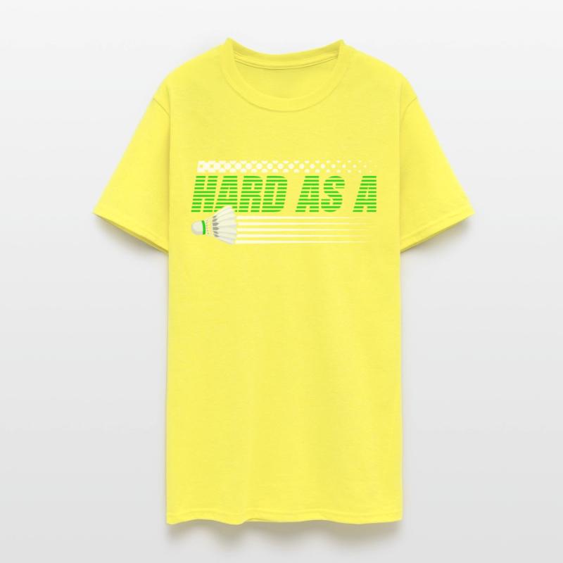 Hard As A Shuttlecock Funny Badminton For Badminto