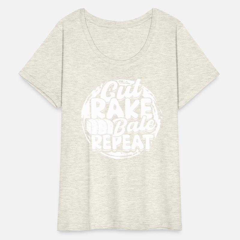 Hay Bale Farming Cut Rake Bale Repeat