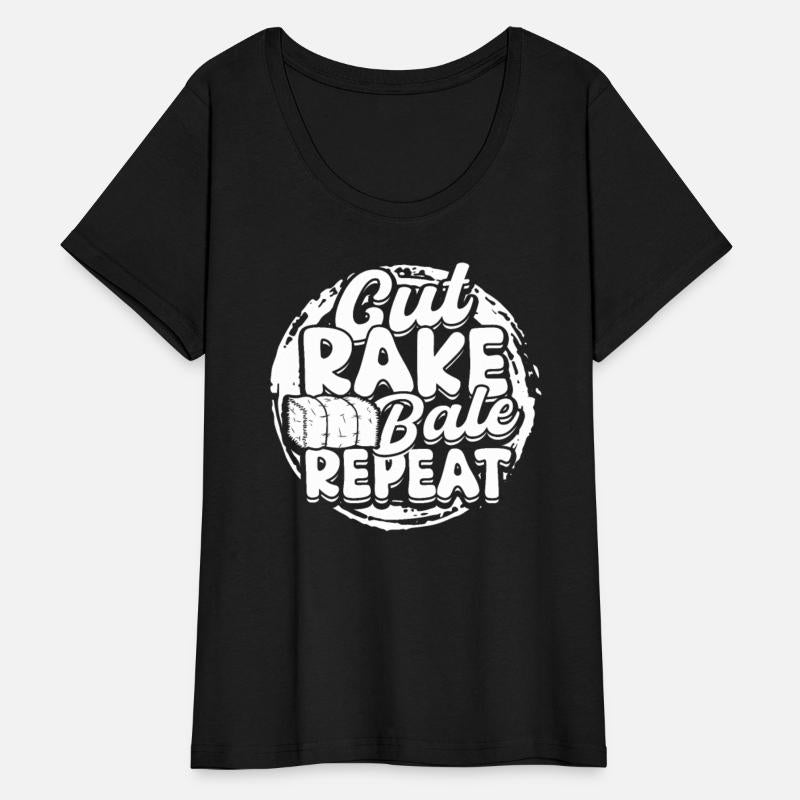 Hay Bale Farming Cut Rake Bale Repeat