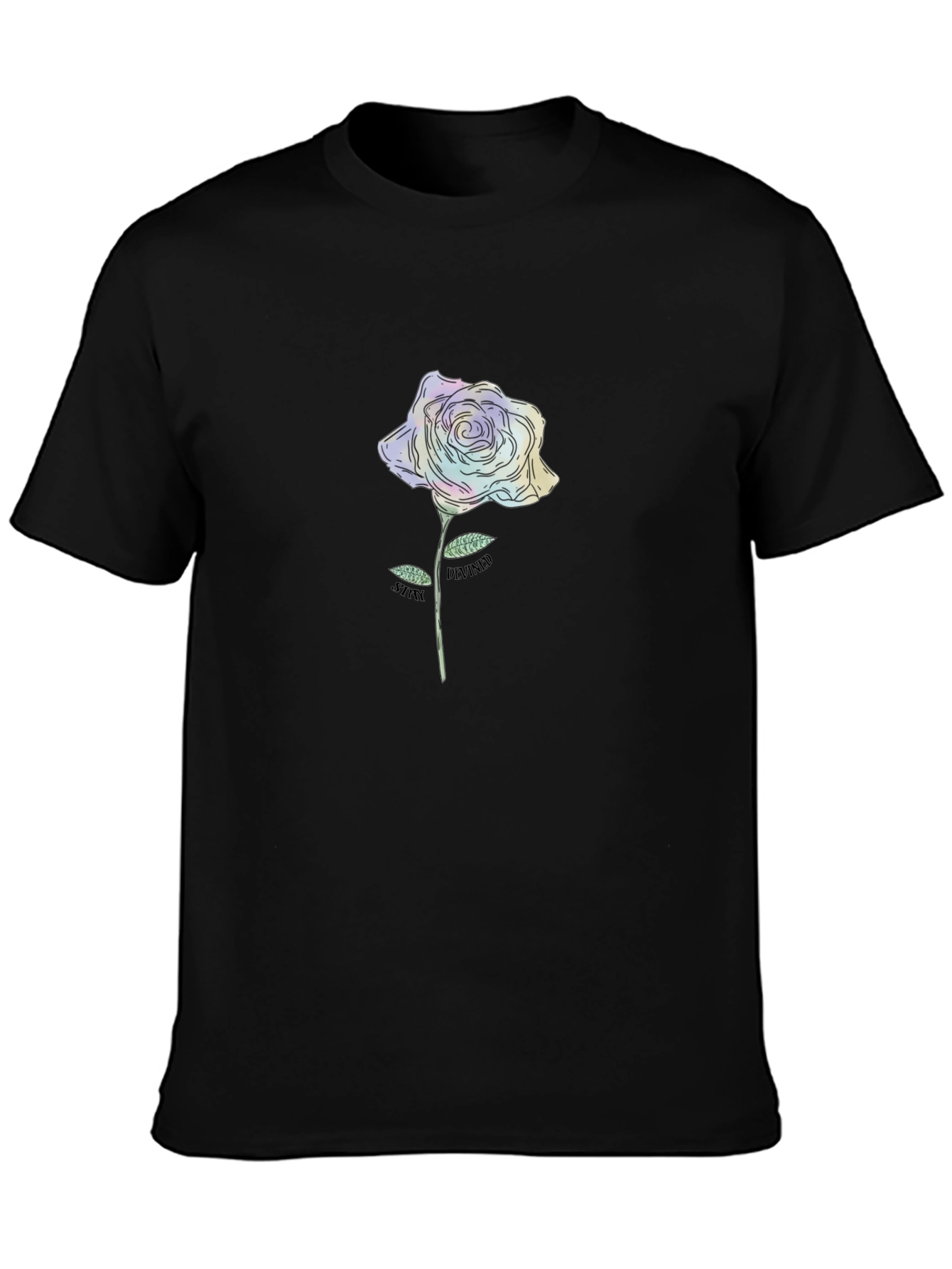 Floral Rose Graphic Tee - Stylish Casual Wear