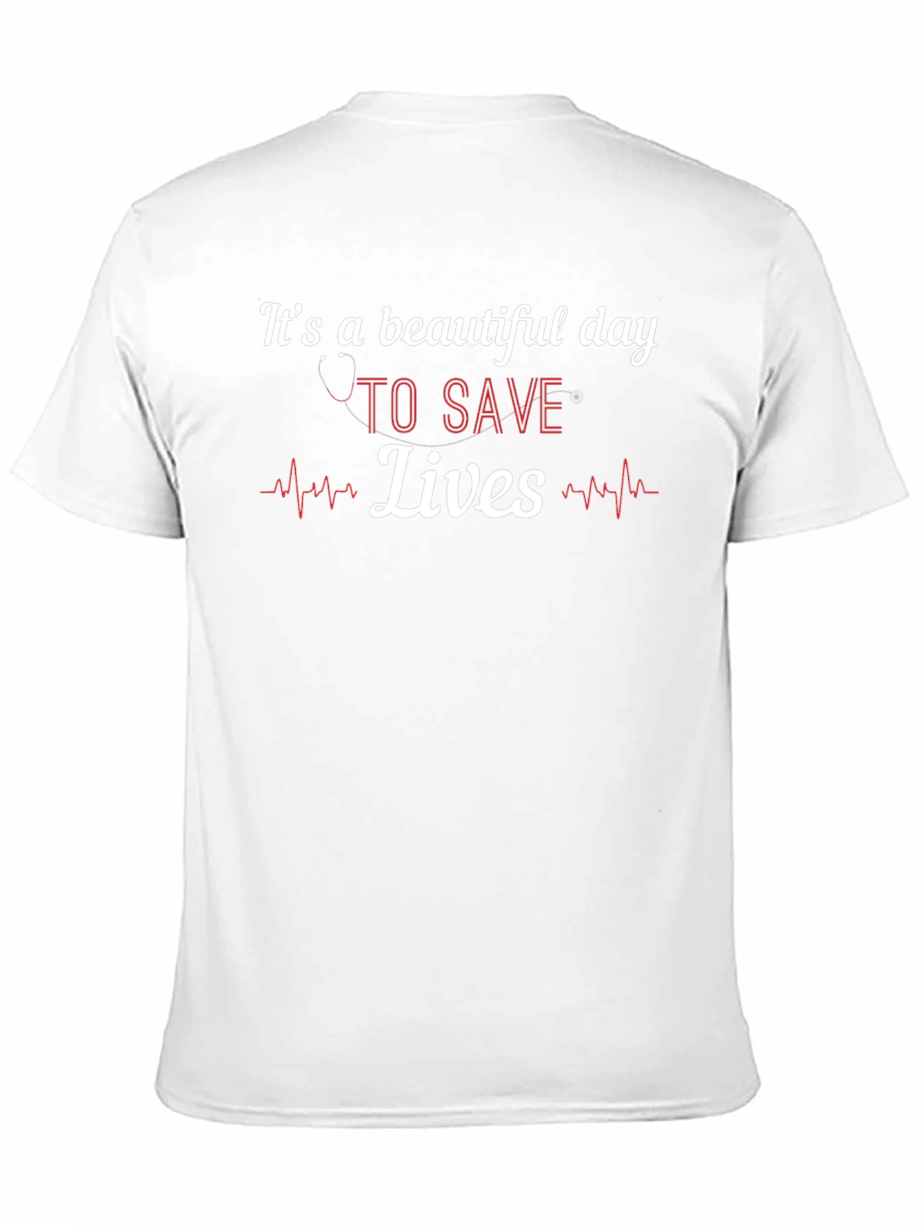 Save Lives Graphic Tee - Medical Hero T-Shirt