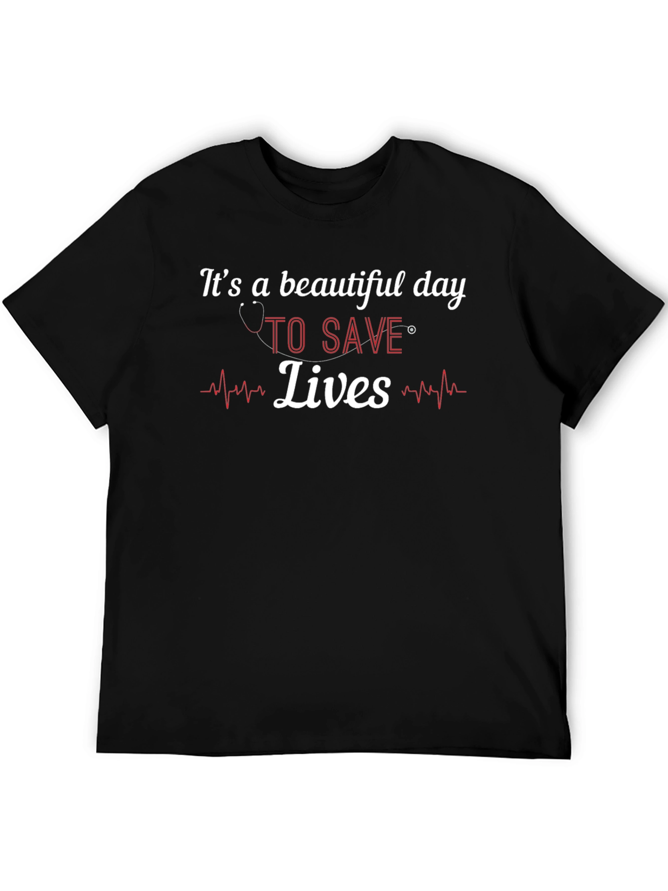 Save Lives Graphic Tee - Medical Hero T-Shirt