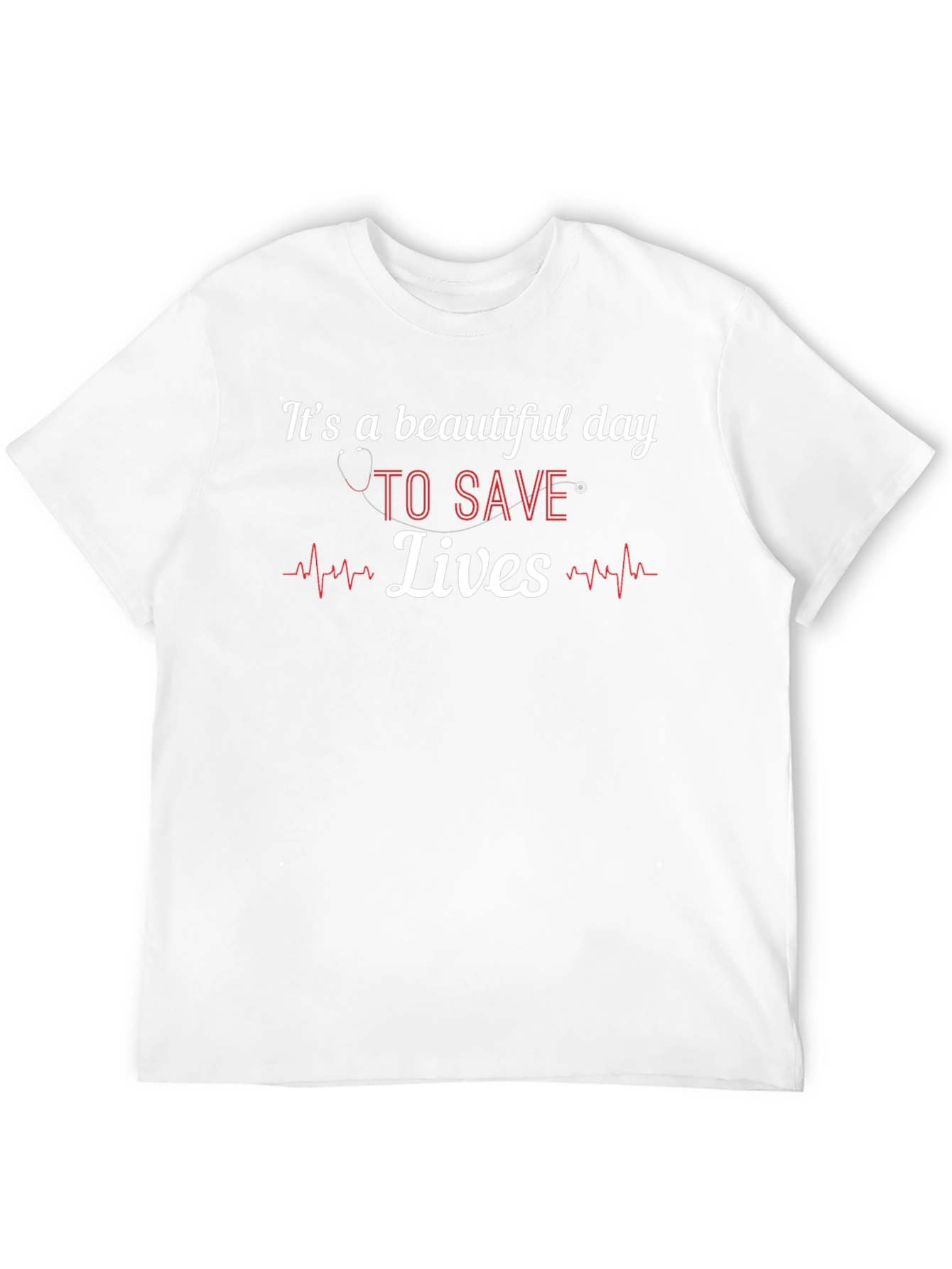 Save Lives Graphic Tee - Medical Hero T-Shirt