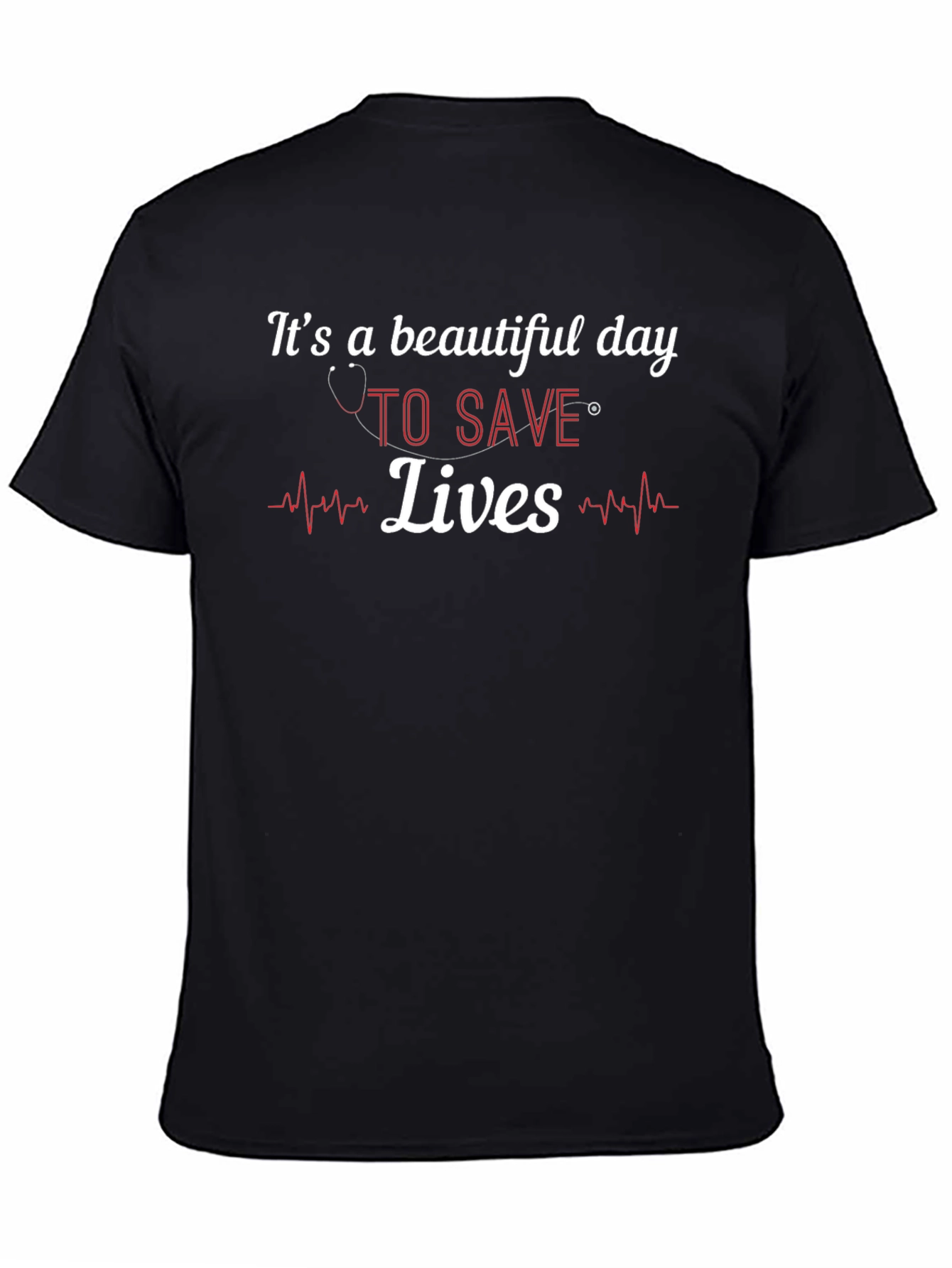 Save Lives Graphic Tee - Medical Hero T-Shirt