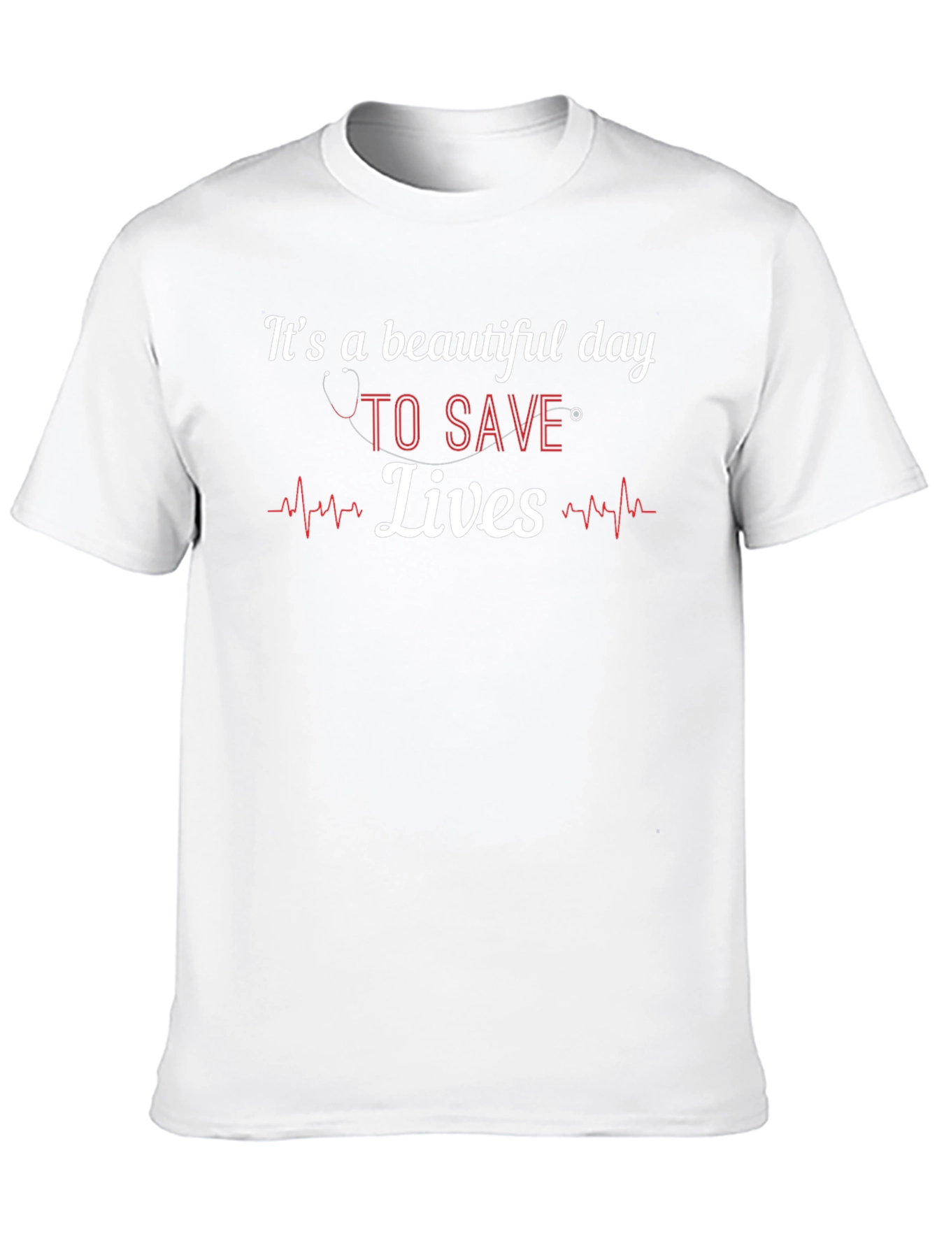 Save Lives Graphic Tee - Medical Hero T-Shirt