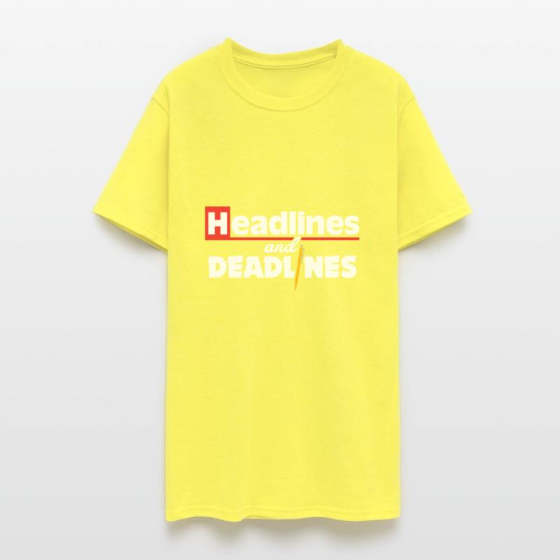 Headlines and Deadlines Journalism Journalist Gift