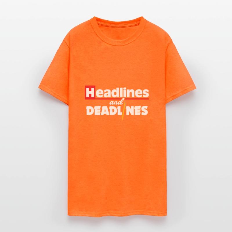 Headlines and Deadlines Journalism Journalist Gift