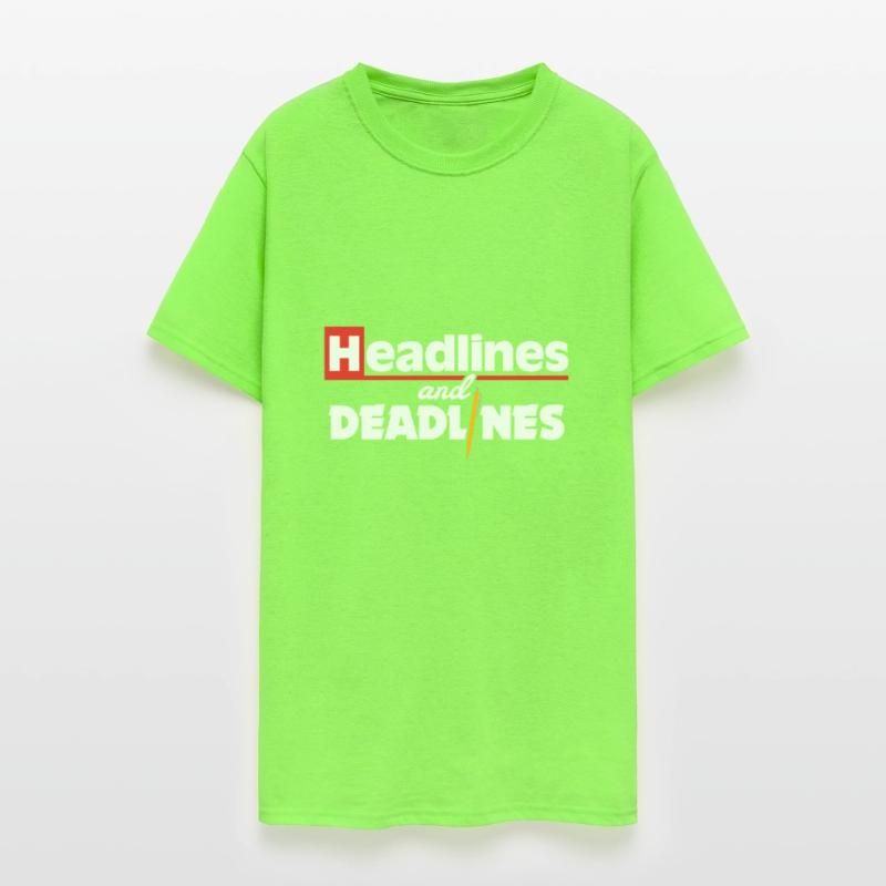 Headlines and Deadlines Journalism Journalist Gift