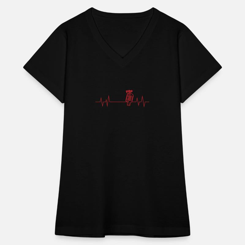 Heartbeat Line Microphone Pop Music Singer Stars