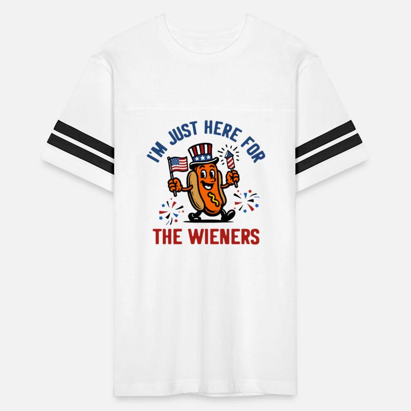 Here For Wieners Funny 4th Of July Hotdog