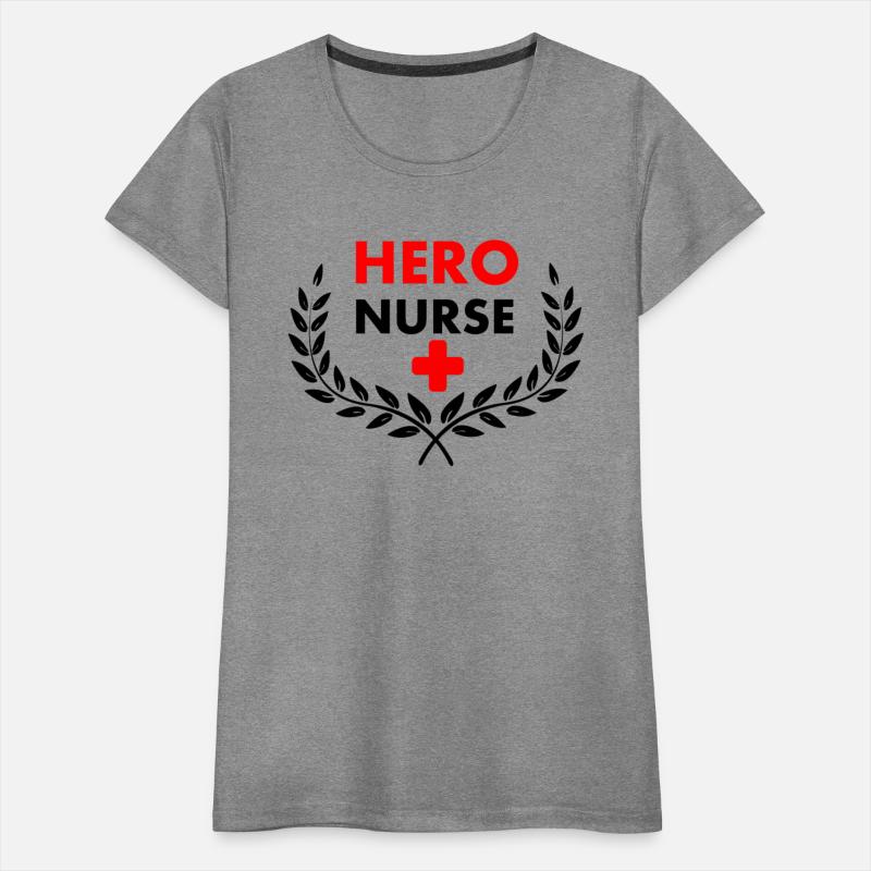 Hero nurse in laurel wreath