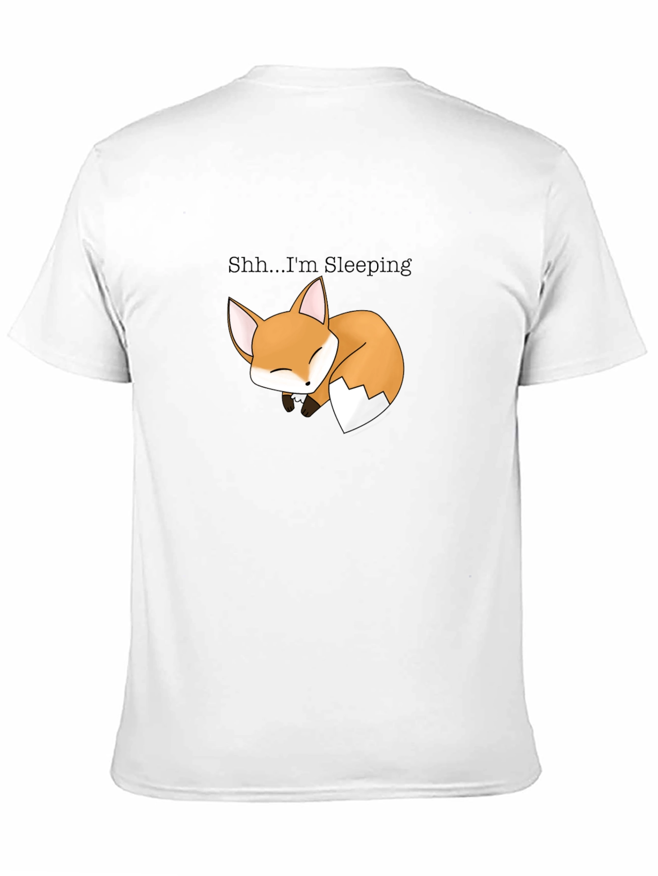 Sleeping Fox Graphic T-Shirt - Cute & Comfy