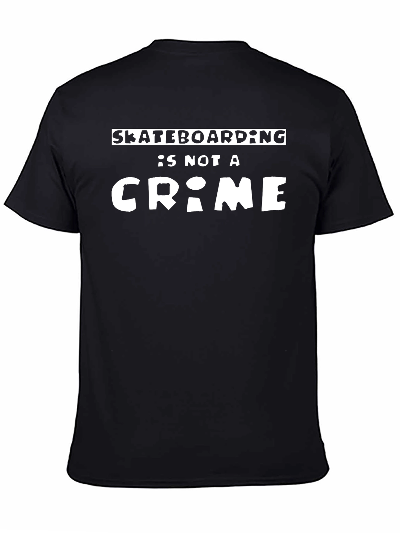 Skateboarding is Not a Crime Graphic T-Shirt