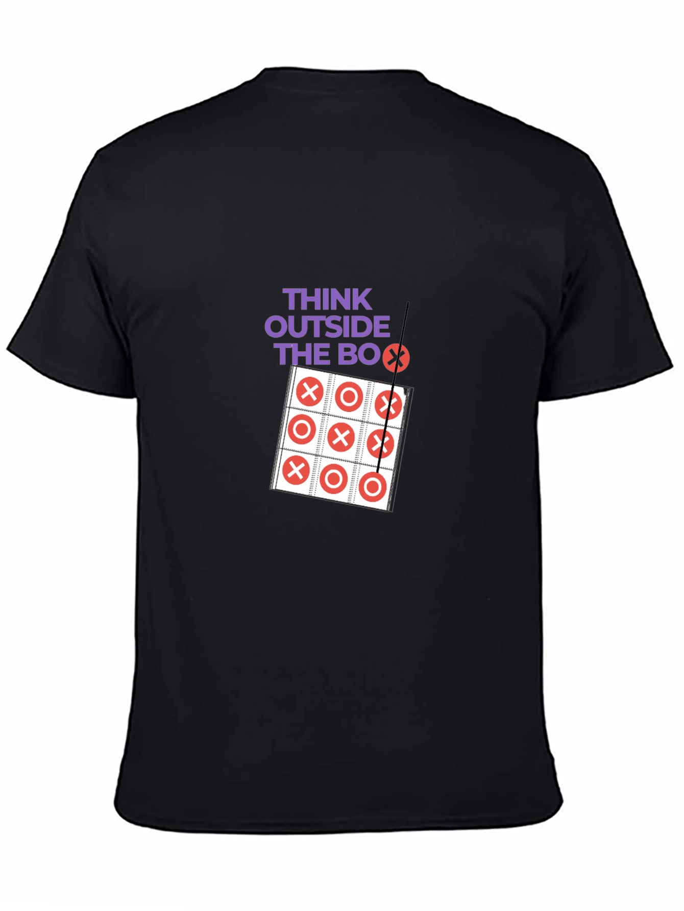 Think Outside the Box Tic-Tac-Toe Graphic Tee
