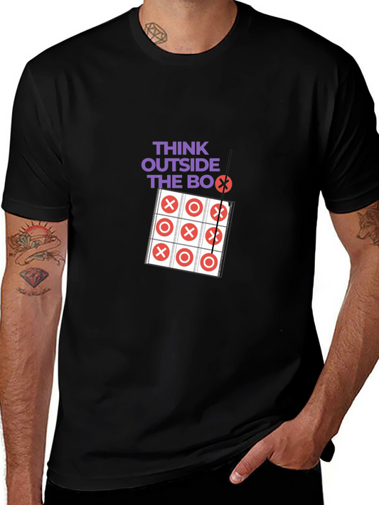 Think Outside the Box Tic-Tac-Toe Graphic Tee