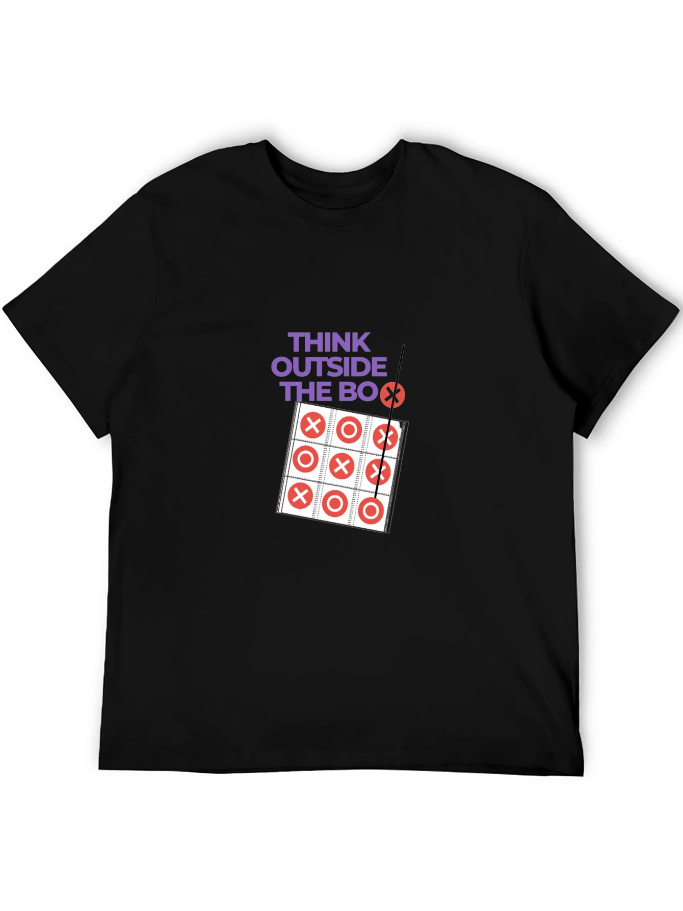 Think Outside the Box Tic-Tac-Toe Graphic Tee