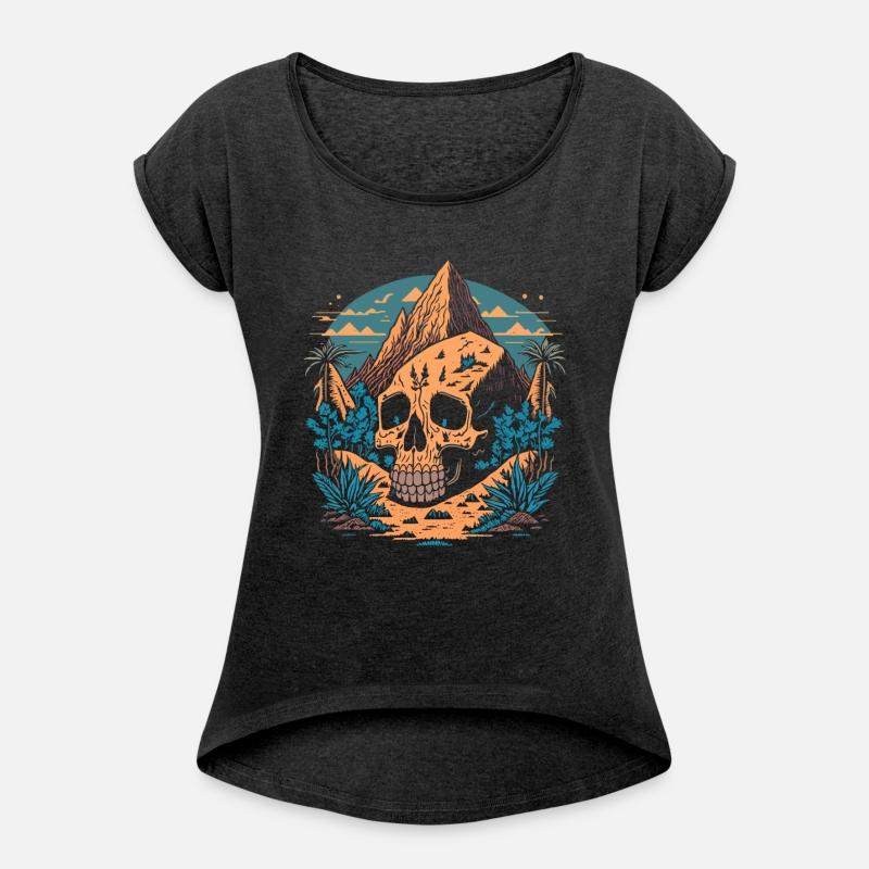 Hiking Hike Cool Skull Nature