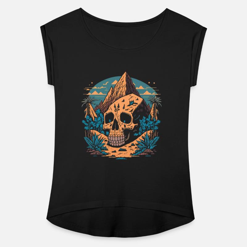 Hiking Hike Cool Skull Nature