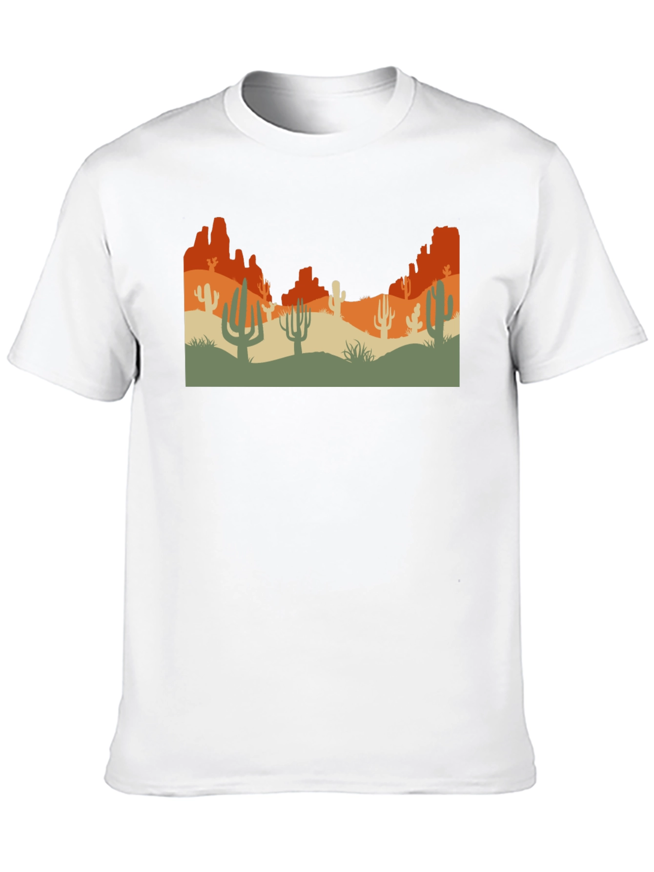 Desert Graphic Tee - Black Unisex T-Shirt