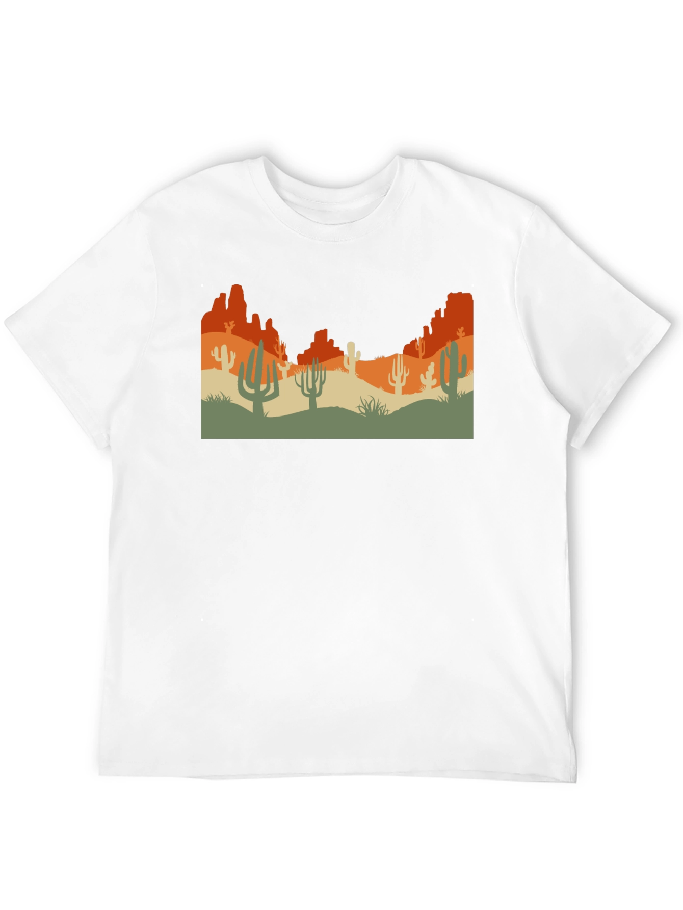 Desert Graphic Tee - Black Unisex T-Shirt