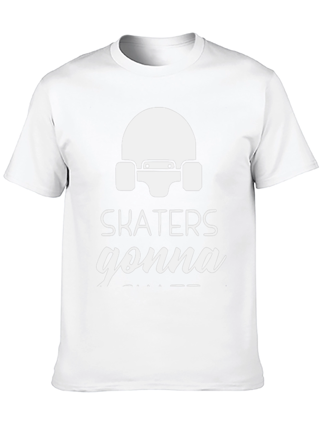 Skaters Gonna Skate Black Graphic T-Shirt