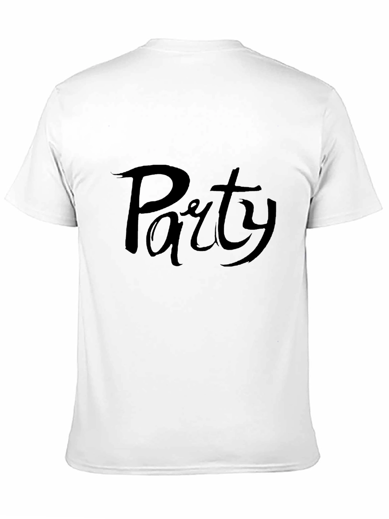 Party Time: Mens Black Graphic Tee