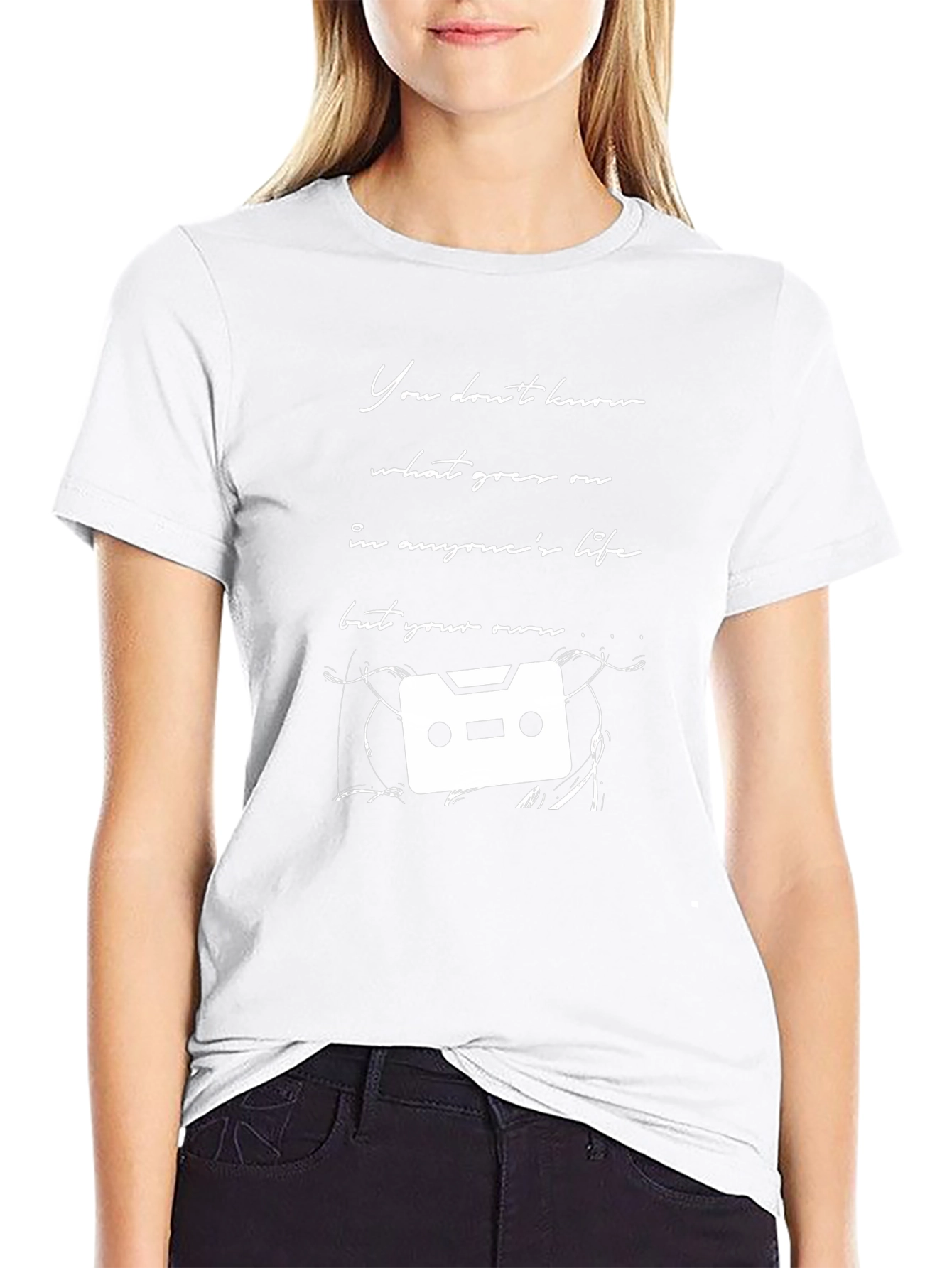 Cassette Tape Graphic T-Shirt