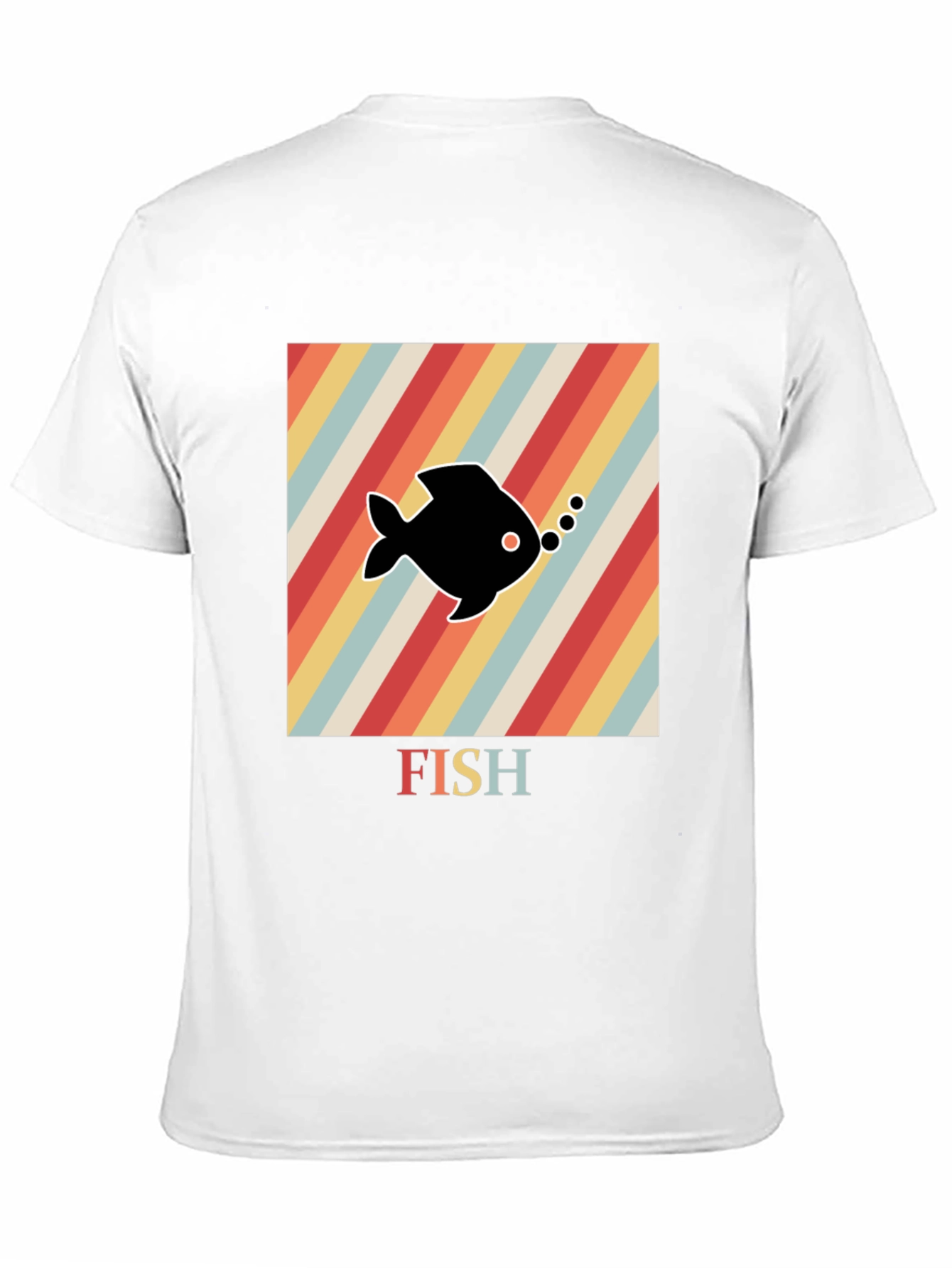 Retro Fish Graphic T-Shirt - Unique Design