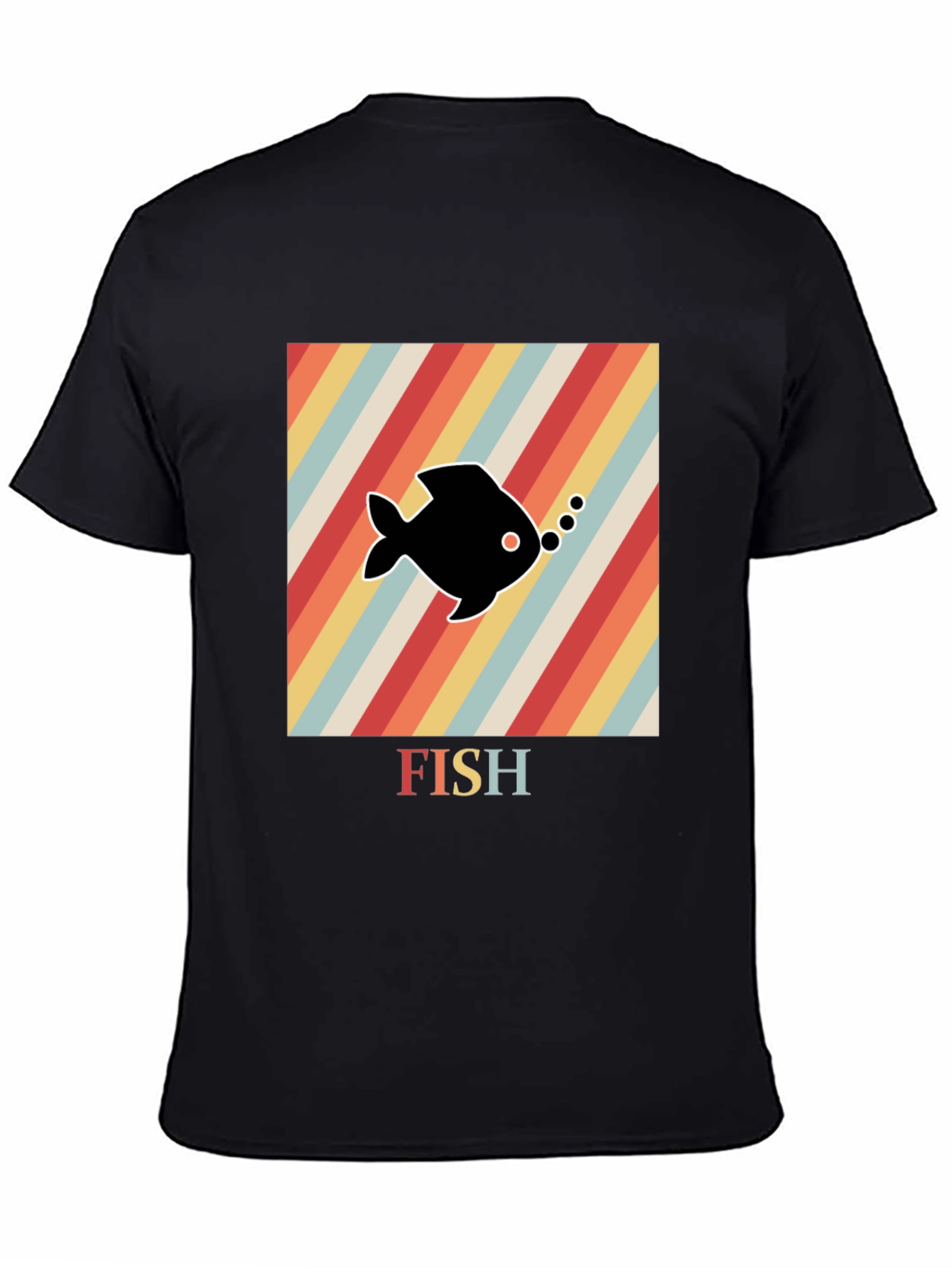 Retro Fish Graphic T-Shirt - Unique Design