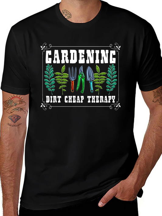 Gardening Therapy T-Shirt - Dirt Cheap Therapy