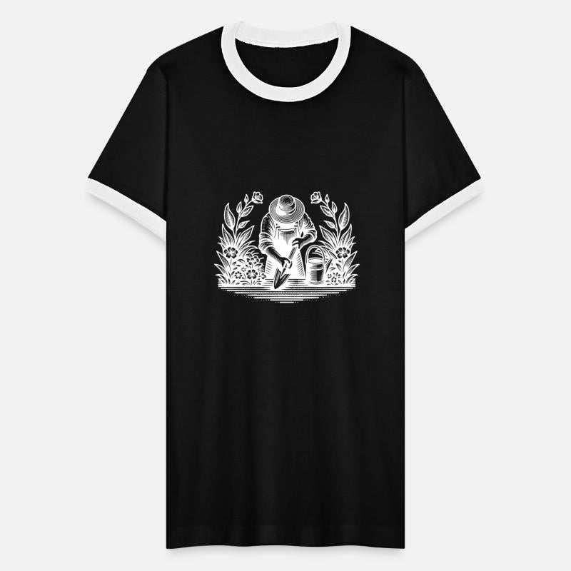 Hobby Gardener Gardening In The Flower Bed