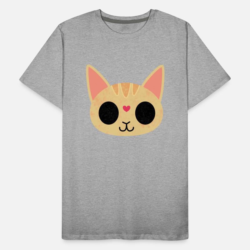 Hollow-eyed stripy cat with heart