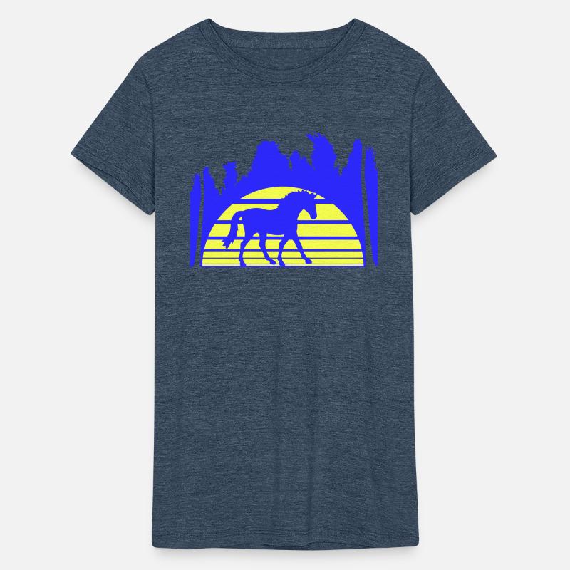 Horse Riding Lines Rider Sun Palm Trees Silhouette