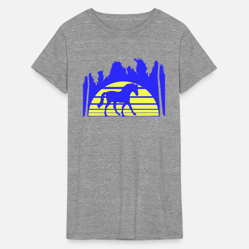 Horse Riding Lines Rider Sun Palm Trees Silhouette