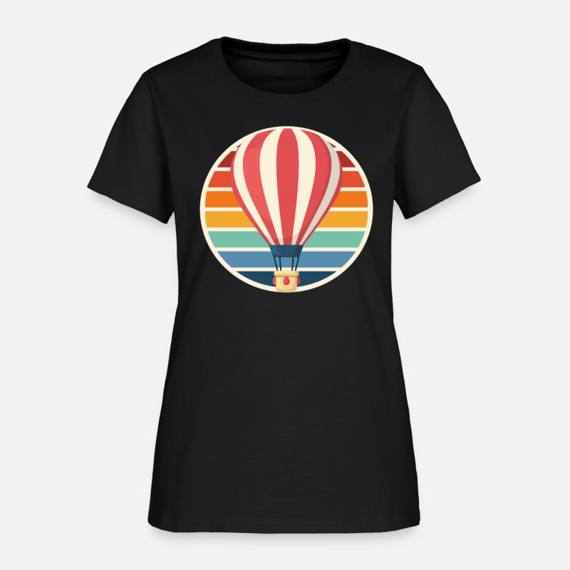 Hot Air Balloon Retro Driving Flight
