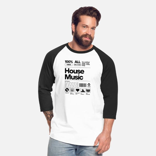 HOUSE MUSIC - Product Label (Black)