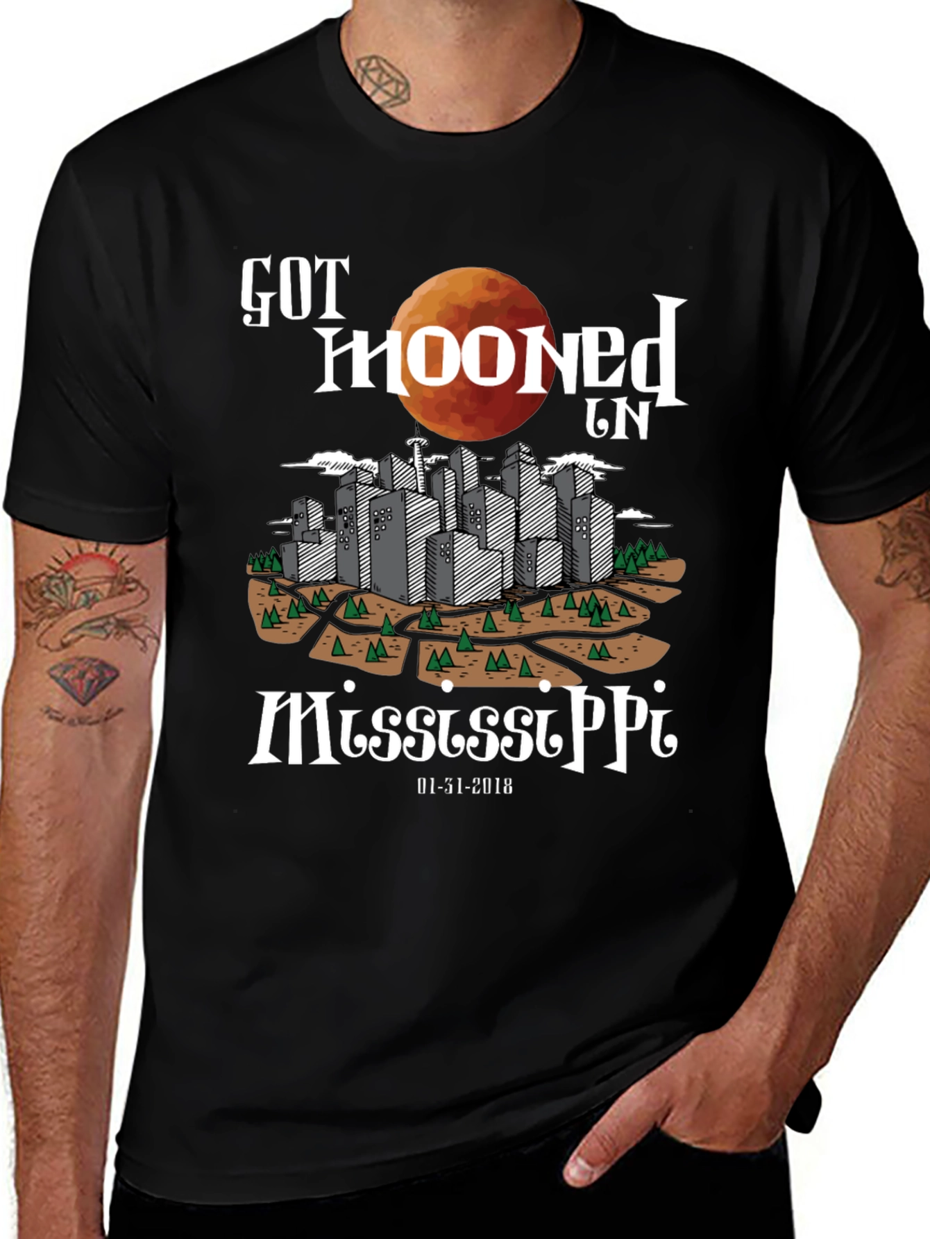 Got Mooned In Mississippi T-Shirt