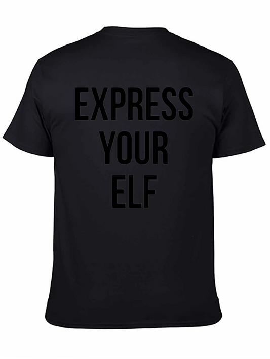 Express Your Elf Novelty Graphic Tee
