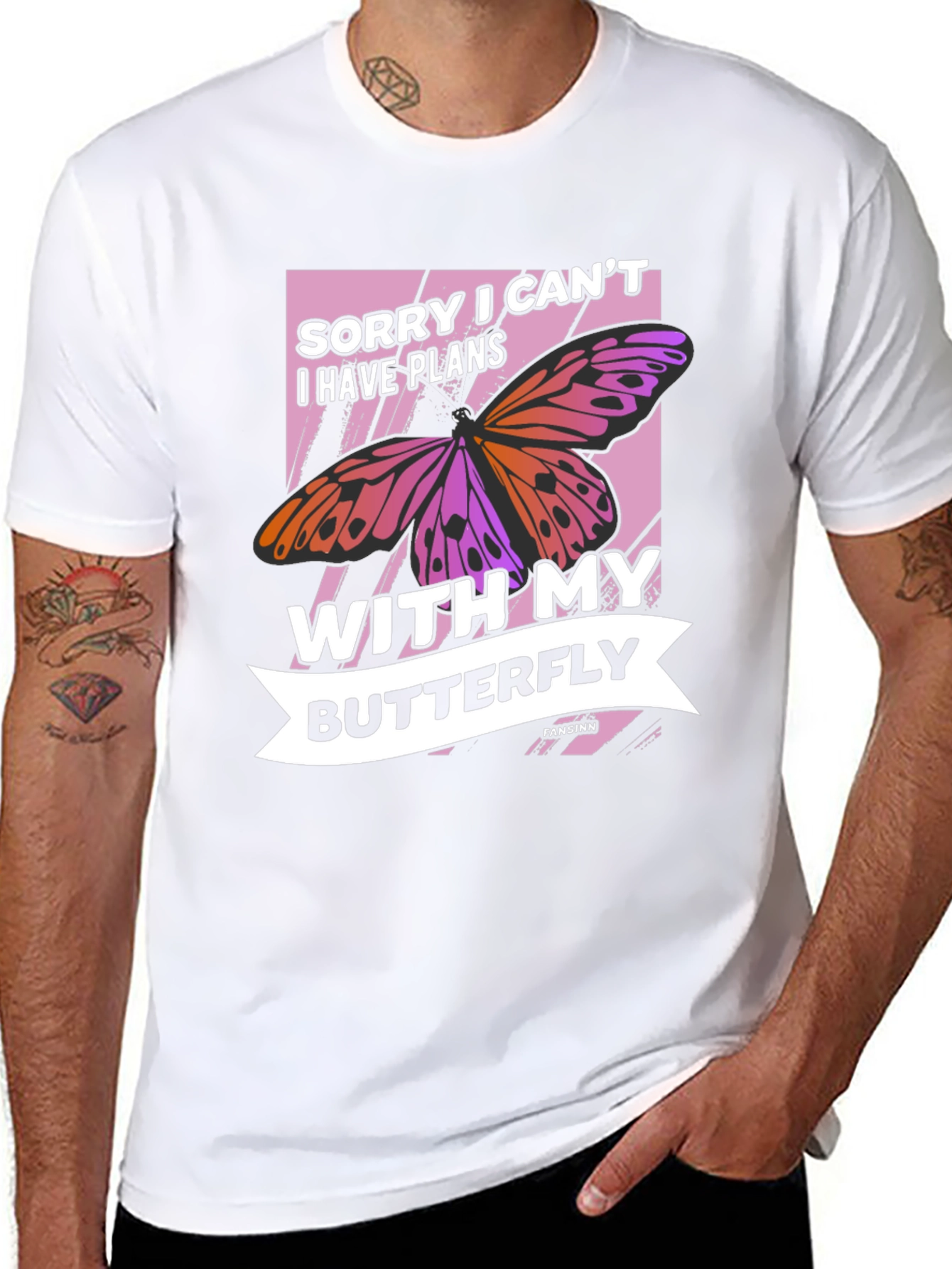 Butterfly Plans T-Shirt - Unique Graphic Tee