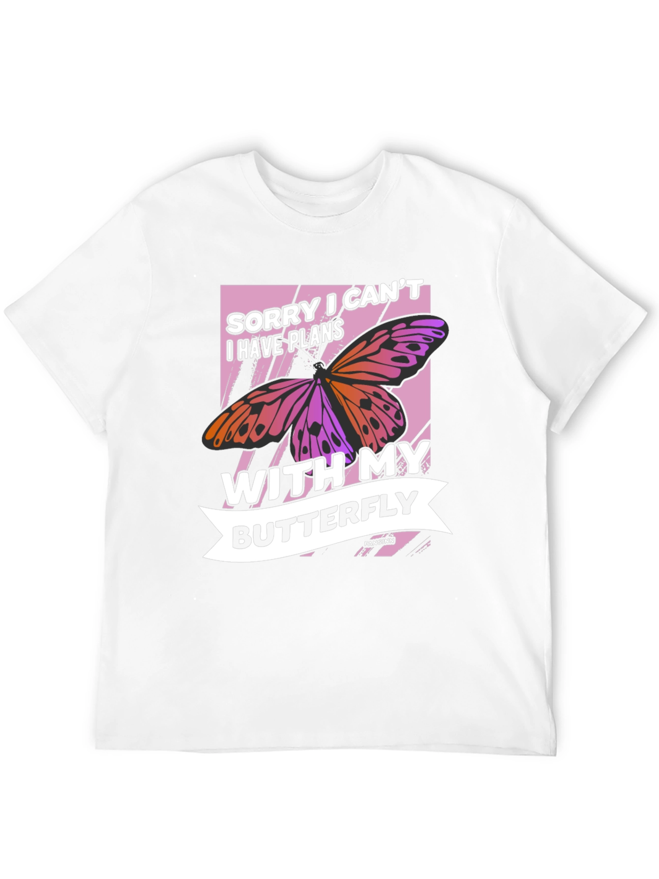 Butterfly Plans T-Shirt - Unique Graphic Tee