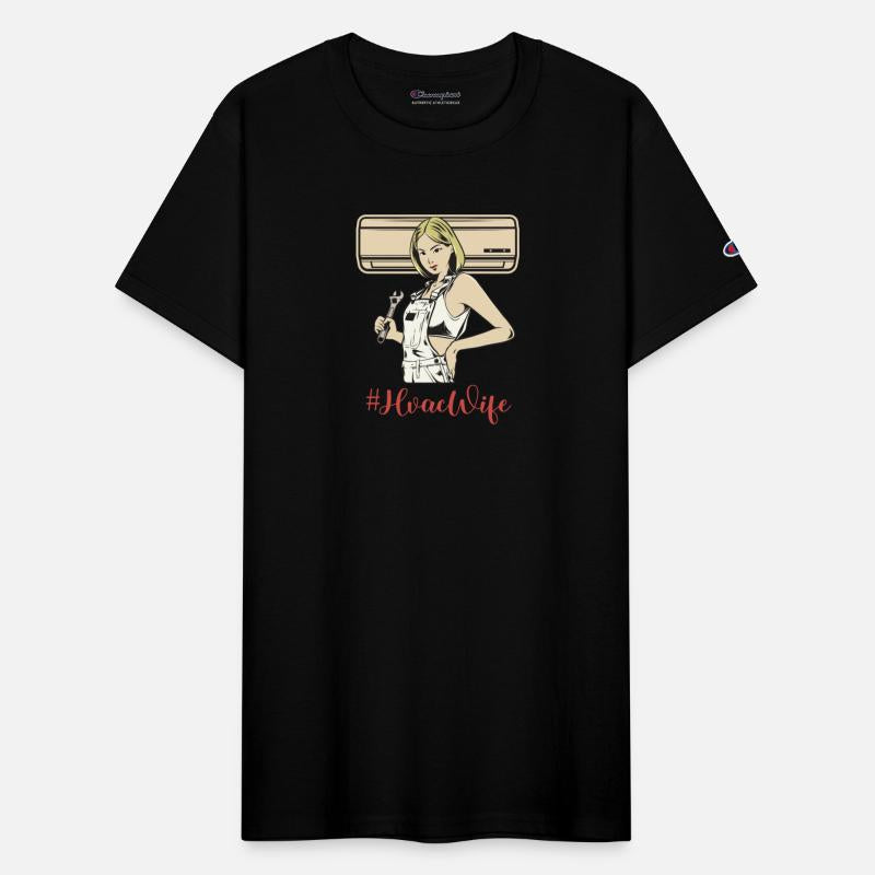 HVAC Wife Tech Technician Heating Cooling