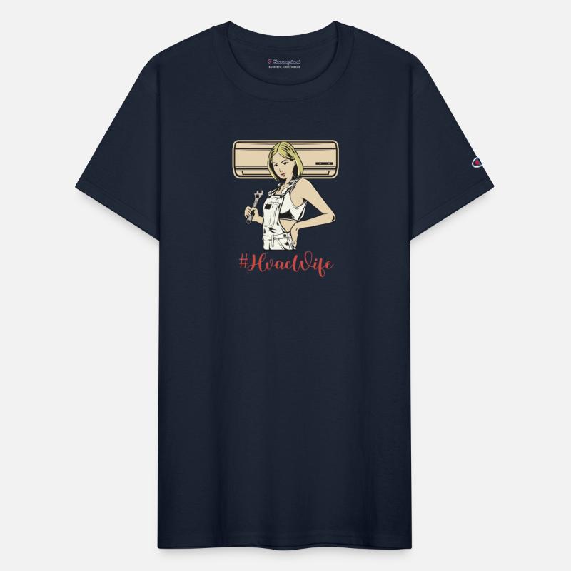 HVAC Wife Tech Technician Heating Cooling