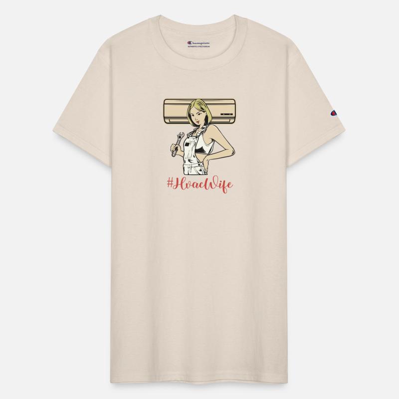 HVAC Wife Tech Technician Heating Cooling