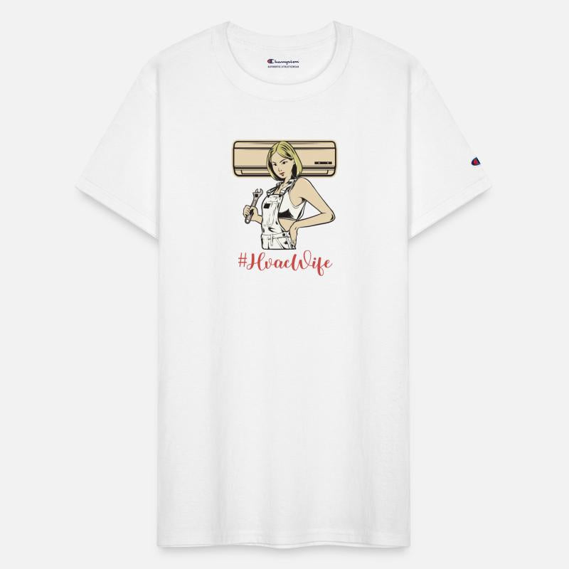 HVAC Wife Tech Technician Heating Cooling