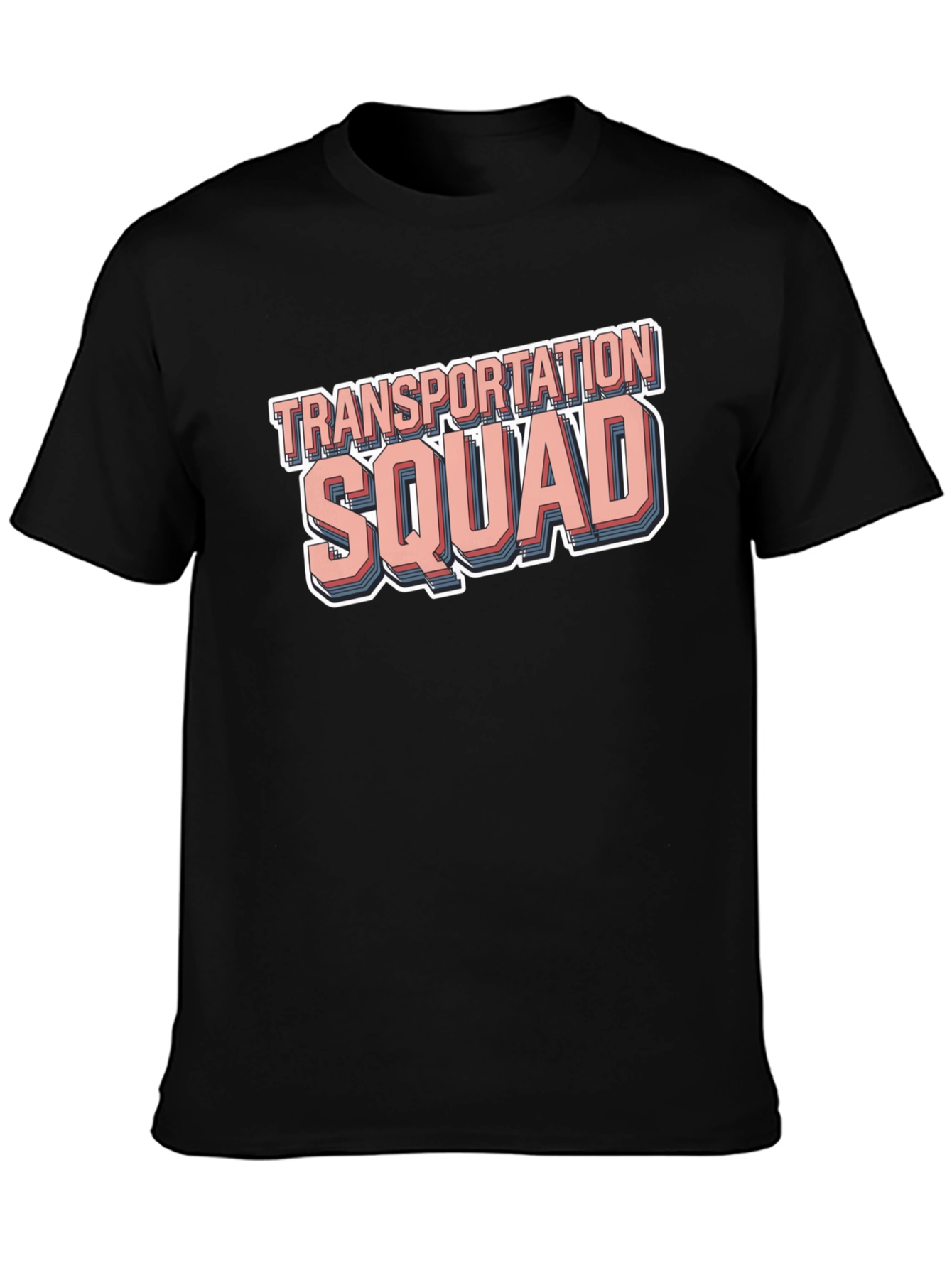 Transportation Squad Graphic Tee - Black