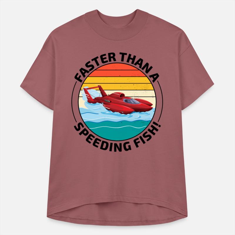 Hydroplane boat Humor: Faster than a Speeding Fish