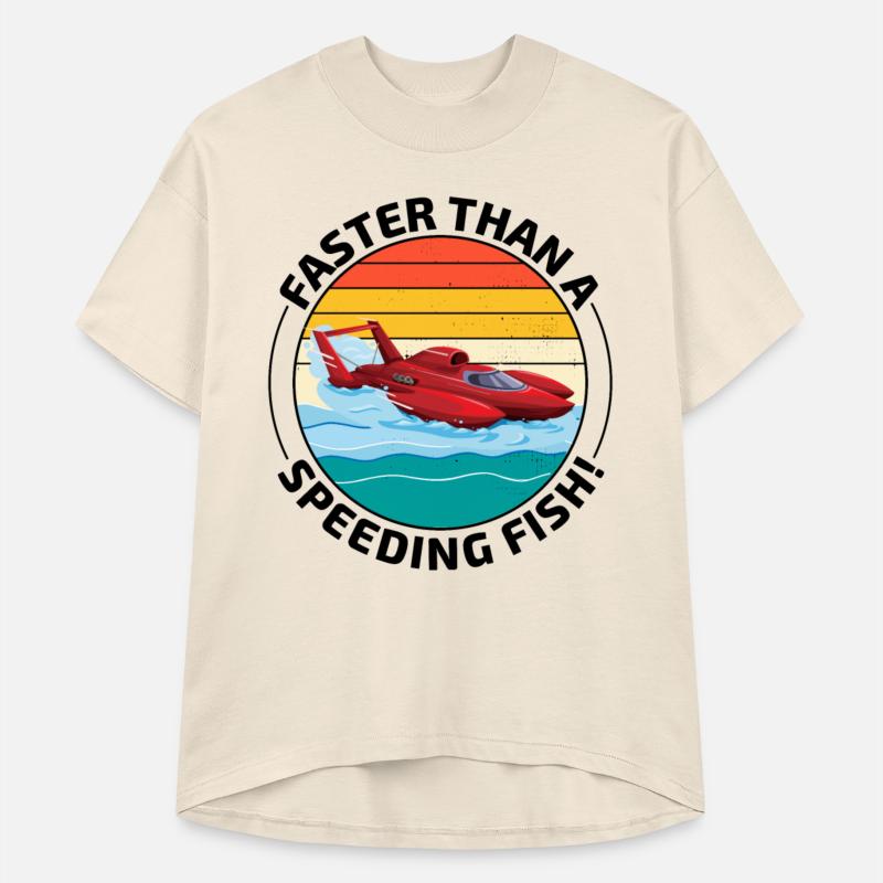 Hydroplane boat Humor: Faster than a Speeding Fish