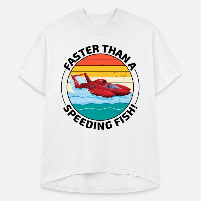 Hydroplane boat Humor: Faster than a Speeding Fish